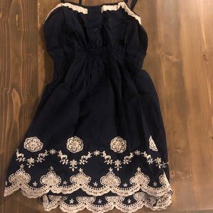 Medium navy summer dress